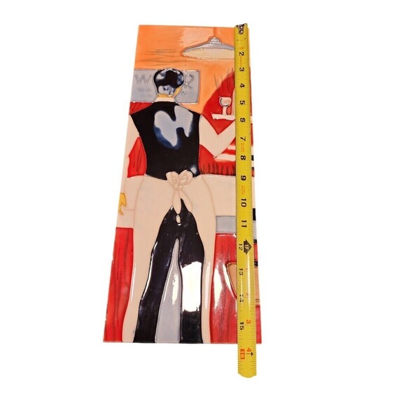 Enamel on Tile Women's Artwork Wall Hangings - Picture 5 of 7